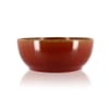 Assiette poké bowl en grès rouge 18cm