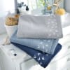 Drap de bain 100x150 gris perle en coton 450 g/m²