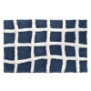Tapis de bain 50x80 bleu marine en coton