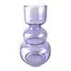 Vase violet violine en verre