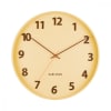 Horloge en métal jaune D40cm