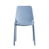 Chaise design en plastique bleu