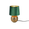 Lampe design en céramique vert