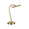 Lampe design en métal or