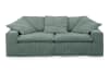 Sofa mit abziehbarem Bezug aus Cord, petrol