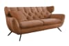 2,5-Sitzer Sofa aus Cord, rost
