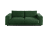 2-Sitzer Sofa aus Cord, smaragdgrün