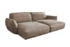 Big Sofa aus Lederimitat, braun