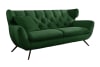 2,5-Sitzer Sofa aus Cord, smaragdgrün