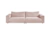 3-Sitzer Sofa aus Cord, rosa