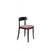 Chaise design en bois rose