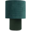 Lampe de chevet Tissu Vert 20x20x29 cm