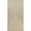 Tappeto Scandinavo Moderno Interno/Esterno Beige 80x150