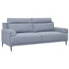 3-Sitzer Sofa Stoffbezug Grau