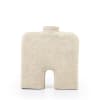 Vase en arc H32cm - Beige