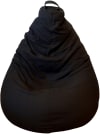 Poire en coton lana 75 x 110 cm noir