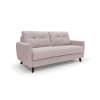 Divano letto in tessuto 208 cm (mat. 160x197) rosa