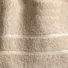 Drap de bain 100x150 beige sable en coton