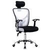 Silla de oficina 62x67x118 cm blanco