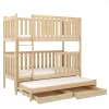 Kinderbett aus Pinienholz, 80 x 200