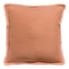 Coussin uni en lin epice 45 x 45