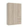 Guardaroba 3 ante effetto legno rovere 208x52h200 cm