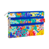 Pylones - Pochette 3 Compartiments Zip Original et Coloré - ZIP IT- Innox Deco