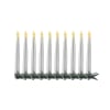 Set de 10 Bougies LED Carolin H 15cm à Piles