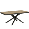 Tavolo in legno da pranzo, Allungabile fino a 284 cm, Bianco Frassino