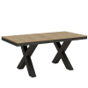 Tavolo da pranzo in legno, Allungabile fino a 420 cm, Quercia