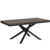 Tavolo in legno da pranzo, Allungabile fino a 440 cm, Noce