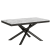 Tavolo in legno da pranzo, Allungabile fino a 440 cm, Marmo