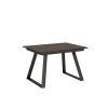 Tavolo in legno, Allungabile fino a 180 cm, Noce