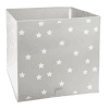 Caja de almacenamiento carton gris 30x30x30cm