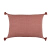 Fodera Per Cuscino Da Terra Etnico In Cotone Ricamato: Copricuscino Rotondo Vintage 80 Cm, Nero