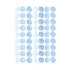 Stickers mureaux en vinyle rondes style aquarelle bleu