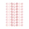 Stickers mureaux en vinyle rondes style aquarelle rose