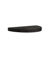 Mesita de noche de madera maciza flotante negro de 3,2x40cm