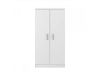 Armoire à chaussures 2 portes (30 Paires) L55 cm x H108cm - Blanc