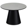 Tavolo basso rotondo scandinavo grigio