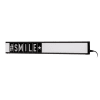 Lampada LED da tavolo in metallo insegna con lettere nera cm 80x3 10h