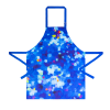 Delantal azul poliéster 85 x 69 x 1 cm