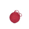 Bola Navidad artesanal de cuerda de yute reciclado rojo 7 cm.