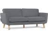Skandinavisches Sofa 3 Sitzer, grau
