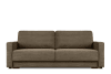 Sofa 3-Sitzer aus Kordstoff, braun