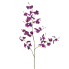 Tige d'orchidée oncidium artificielle violette H140