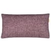 Coussin rectangle double face laine recyclée palissandre 35x60