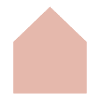 Sticker muraux en vinyle maison rose