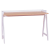 Minimalistischer Schreibtisch aus Holz, weiß