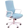 SEDIA DA UFFICIO, SEDIA PER SCRIVANIA ERGONOMICA, ELEVAZIONE A GAS, CONTATTO PERMANENTE, CON BRACCIOLI GIA' MONTATI, BASE NERA CON RUOTE, PRODOTTO IN ITALIA , CERTIFICATA (ROSSO, tessuto